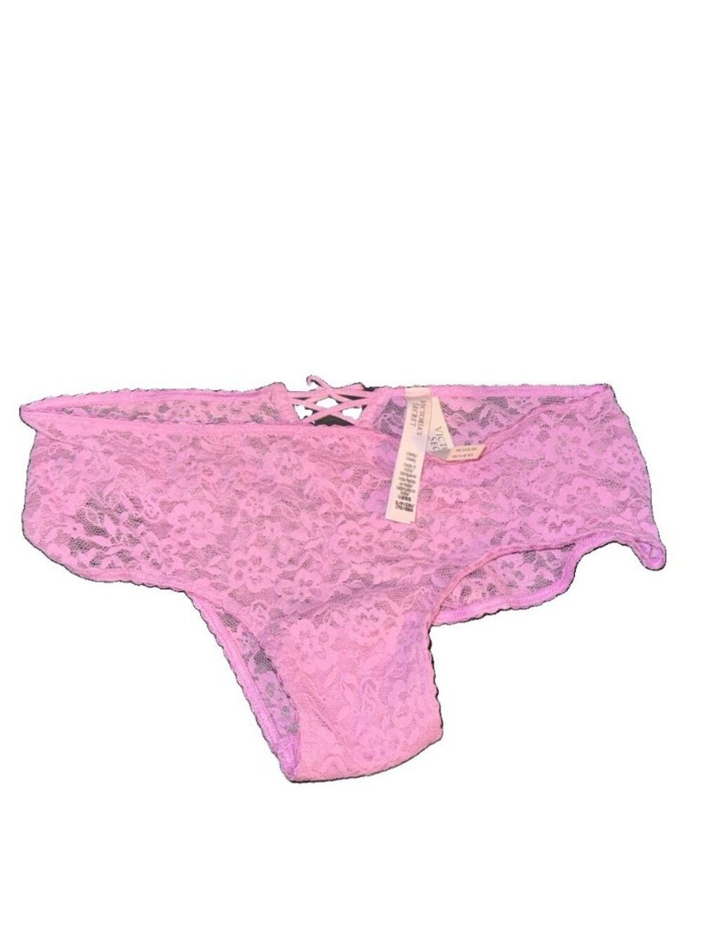 Victorias Secret Size S/P Pink Lace Lacie Panties Hipster RN54867